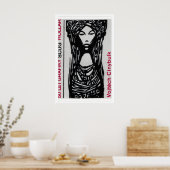 Traditional Woman Matchbox Art Print, Czech ポスター (キッチン)