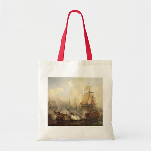 Trafalgar、1805年10月21日のRedoutable トートバッグ (正面)