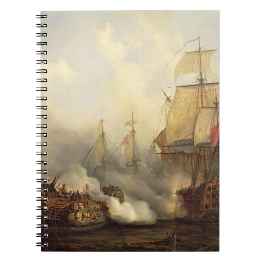 Trafalgar、1805年10月21日のRedoutable ノートブック (正面)