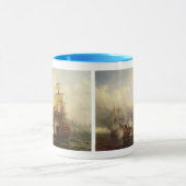 Trafalgar、1805年10月21日のRedoutable マグカップ (中央)