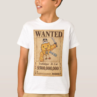 Trafalgar .D. Cat Tシャツ