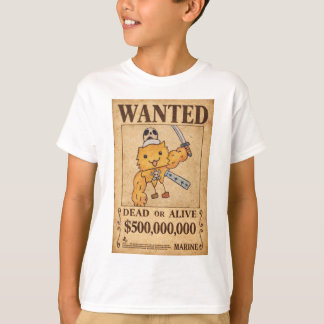 Trafalgar .D. Cat Tシャツ