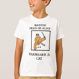 Trafalgar .D. Cat Tシャツ
