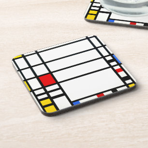 Trafalgar Square - Piet Mondrian - Modern Art コースター