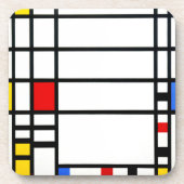 Trafalgar Square - Piet Mondrian - Modern Art コースター (正面)