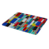 Traffic Jam 6 x 7 Deco Glass Cutting Board カッティングボード (角)