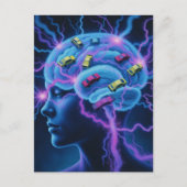 Traffic Jam in The Brain Surreal ポストカード (正面)