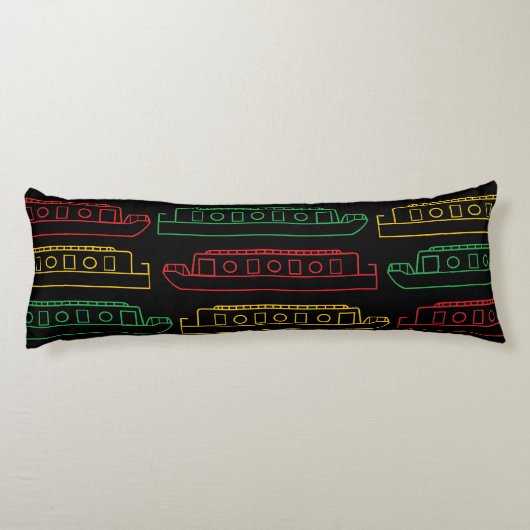 Traffic Light Barges Canal Boats ボディピロー (裏面)