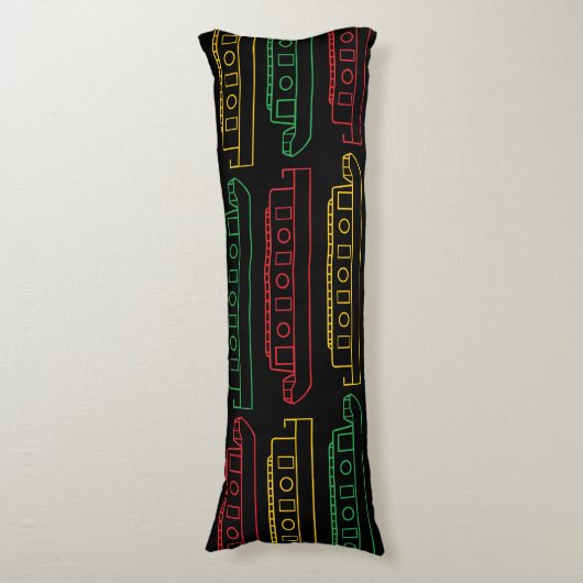 Traffic Light Barges Canal Boats ボディピロー (正面縦)