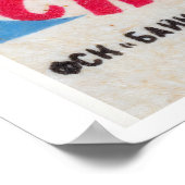 Traffic Light Matchbox Art Print, Soviet Vintage ポスター (角)