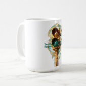 Traffic Light Whisperer T Shirt コーヒーマグカップ (正面左)