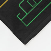 Traffic Lights Barges Canal Boats Pattern フリースブランケット (角)