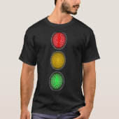 Traffic signal light Halloween group party costume Tシャツ (正面)