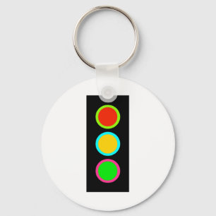 Traffic Signal Stop-Caution-Go Mod Stop Light Fun キーホルダー