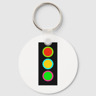 Traffic Signal Stop-Caution-Go Mod Stop Light Fun キーホルダー