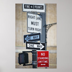 Traffic Signs ポスター