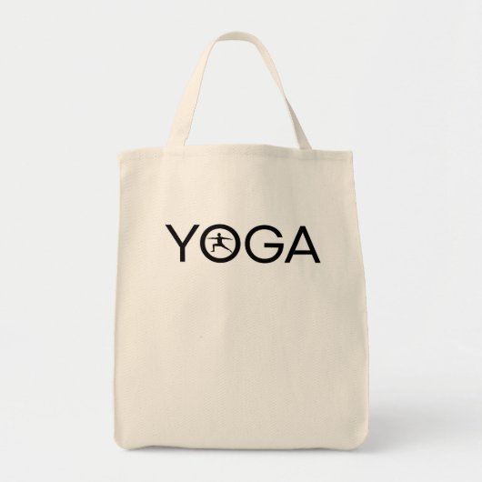 Tragetasche mir Schriftzug: Yoga トートバッグ (正面)