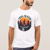 Trail Blazer Mountain Runner Silhouette Tシャツ (正面)