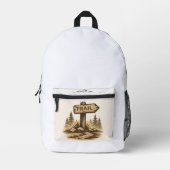 Trail Boss Graphic Backpack - Outdoor プリントバックパック (正面)