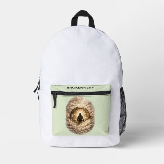 Trail Boss Graphic "Specter of Brokenness" Backpa= プリントバックパック (正面)