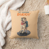 Trail Buddy – Hiking Labrador Adventure クッション (ブランケット)