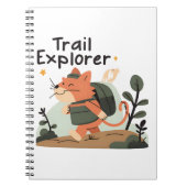 Trail Explorer Cat – Notebook ノートブック (正面)