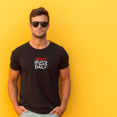 Trail Hiking camping humor black red Tシャツ