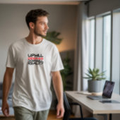 Trail Hiking camping humor black red Tシャツ