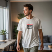 Trail Hiking camping humor black red Tシャツ