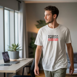 Trail Hiking camping humor black red Tシャツ