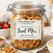 Trail Mix Customizable Homemade Label CK003bgrre フードラベル