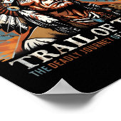 Trail Of Tears Memorial Native American  ポスター (角)