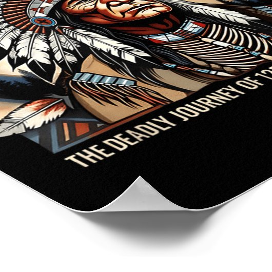 Trail Of Tears Memorial Native American ポスター (角)