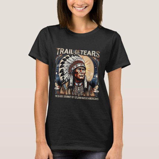 Trail Of Tears Memorial Native American  Tシャツ (正面)