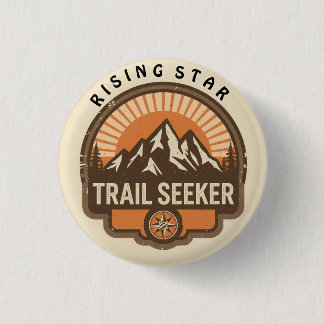Trail seeker Explorer Badge | Kids Outdoor Award 缶バッジ