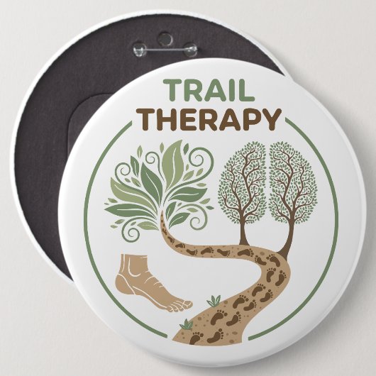 Trail Therapy 缶バッジ (正面&裏面)