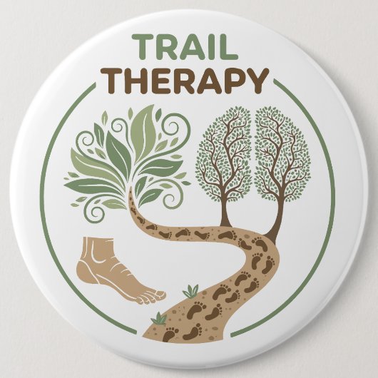Trail Therapy 缶バッジ (正面)