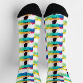 Trailblazer Archetype Pattern Socks – Rebel Tribe ソックス (上部)