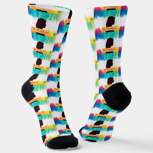 Trailblazer Archetype Pattern Socks – Rebel Tribe ソックス (傾斜あり)