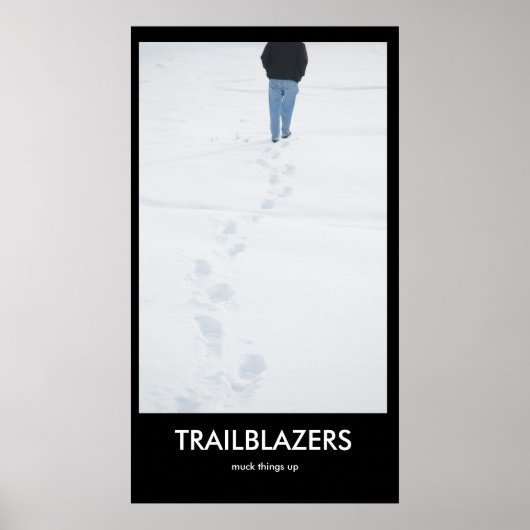 TRAILBLAZERSは民主化ポスターを取り上げる ポスター (正面)