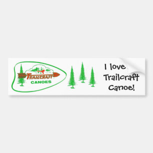 Trailcraftのカヌーのバンパーステッカー バンパーステッカー