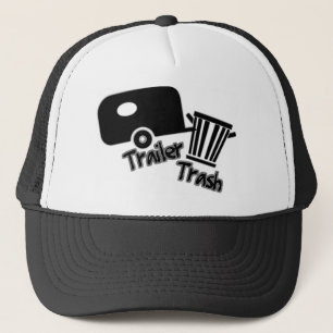 Trailerparkの生活! おもしろいなトレーラーの屑アイコン キャップ