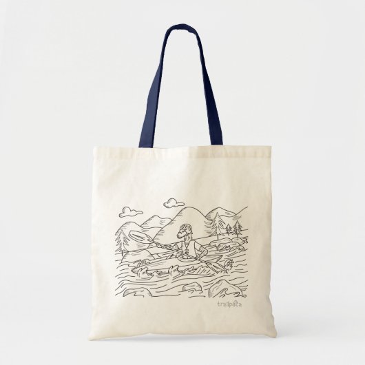 Trailpacaのカヤックの冒険 トートバッグ (正面)