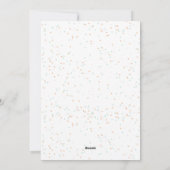 Train Birthday Invitation | Cute 1st Birthday シーズンカード (裏面)