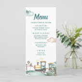 Train Boy Second誕生日メニューカード メニュー (スタンド正面)