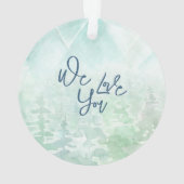 Train Choo Choo乗船誕生日写真 オーナメント (裏面)