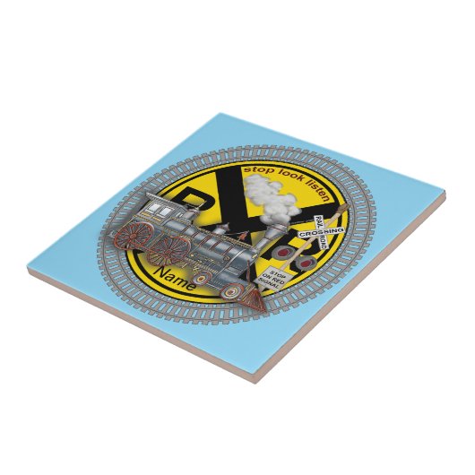 Train Crossing  タイル (側面)