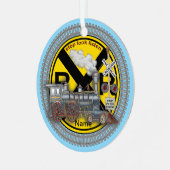 Train Crossing  メタルオーナメント (正面左)