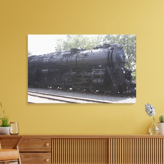 Train Engine Canvas Print キャンバスプリント (インサイチュ (リビング))