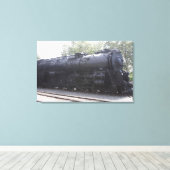 Train Engine Canvas Print キャンバスプリント (インサイチュ (ウッドフロア))